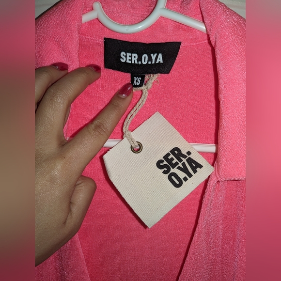 7. NWT SER.O.YA ELM DRESS IN NEON PINK - Picture 6 of 7